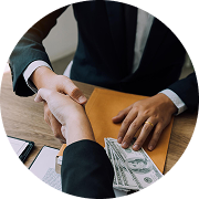 A small house on a stack of coins